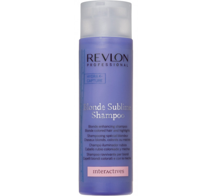 Купить Revlon Professional (Ревлон Профешнл) Interactives Blonde Sublime Shampoo шампунь для окрашенных блондированных и мелированных волос